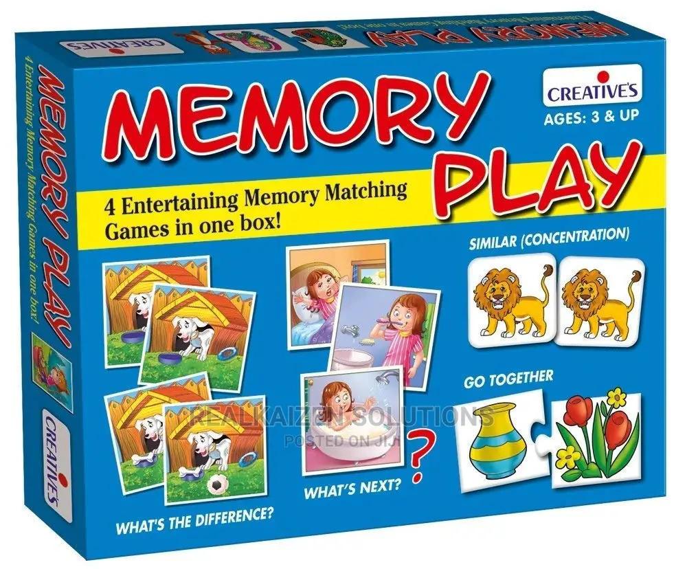CREATIVES Kid Educational Aids Memory Play
Game Cards