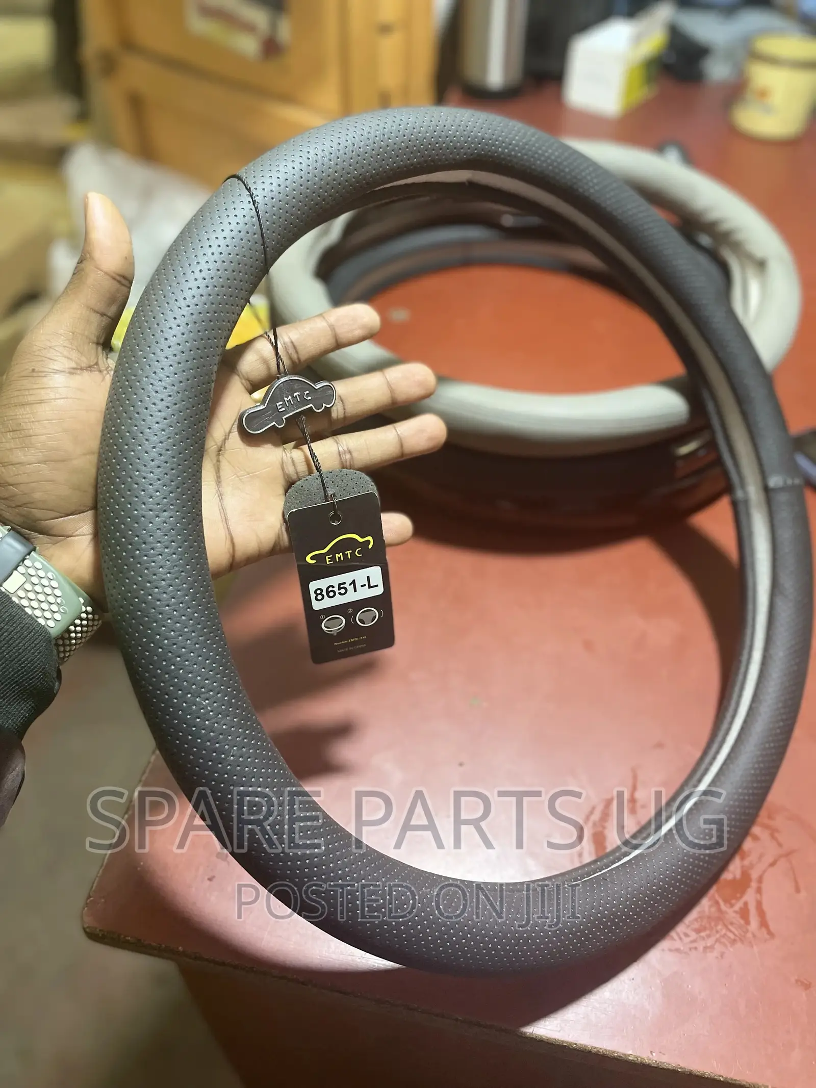 Leather Steering Wheel Cover
