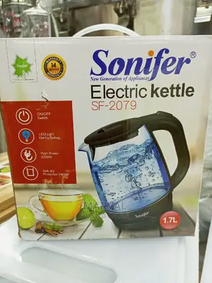 Glass Cordless Electric Water Kettle(Sonifer)