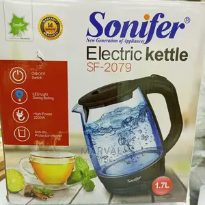 Glass Cordless Electric Water Kettle(Sonifer)
