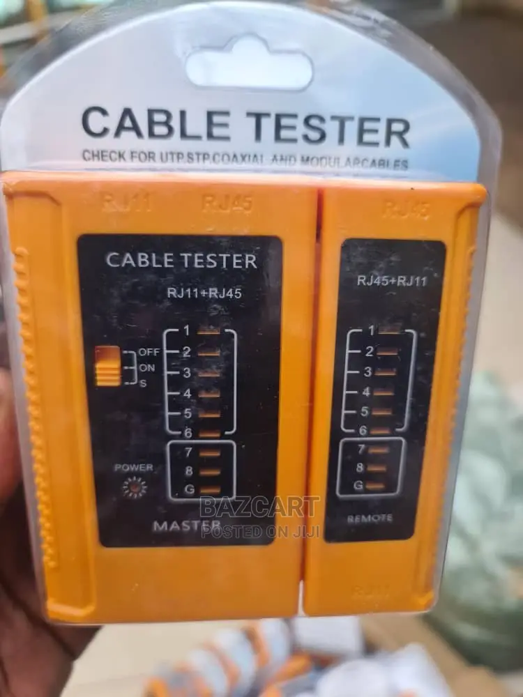 Cable Tester for Utp, Stp, Coaxial and Modular Cables