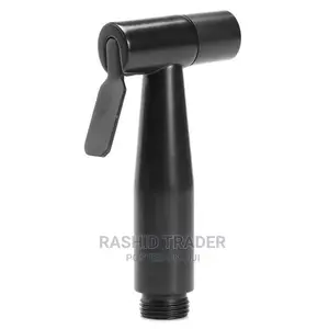 Toilet Cleaner Bidet Spray Gun. Black
