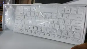 White Wireless Keyboard and Mouse