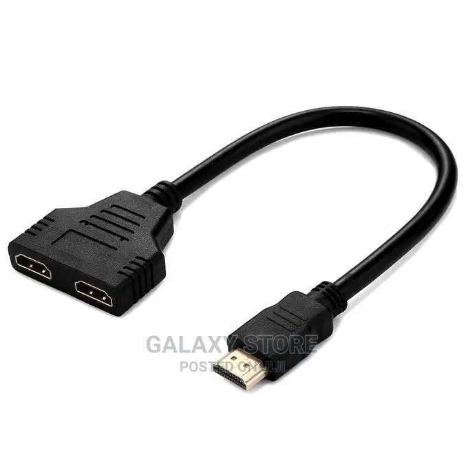 HDMI Port 1 in 2 Out Splitter Cable