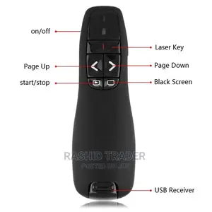 R400 2.4ghz USB Wireless Presenter Red