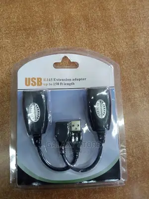 Usb Extender Adapter Rj45 Over Ethernet Cat5e/6 Cable 150ft