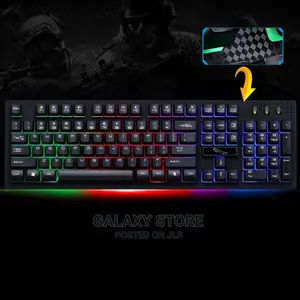 RGB Gaming Color Lighting Pc Keyboard and Mouse Combo