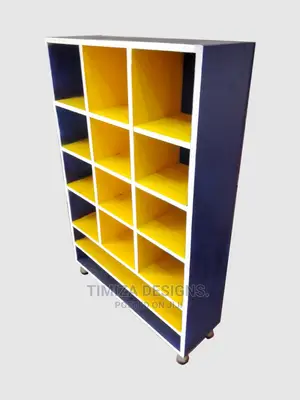 Nice Shoe Rack - Yellow Blue