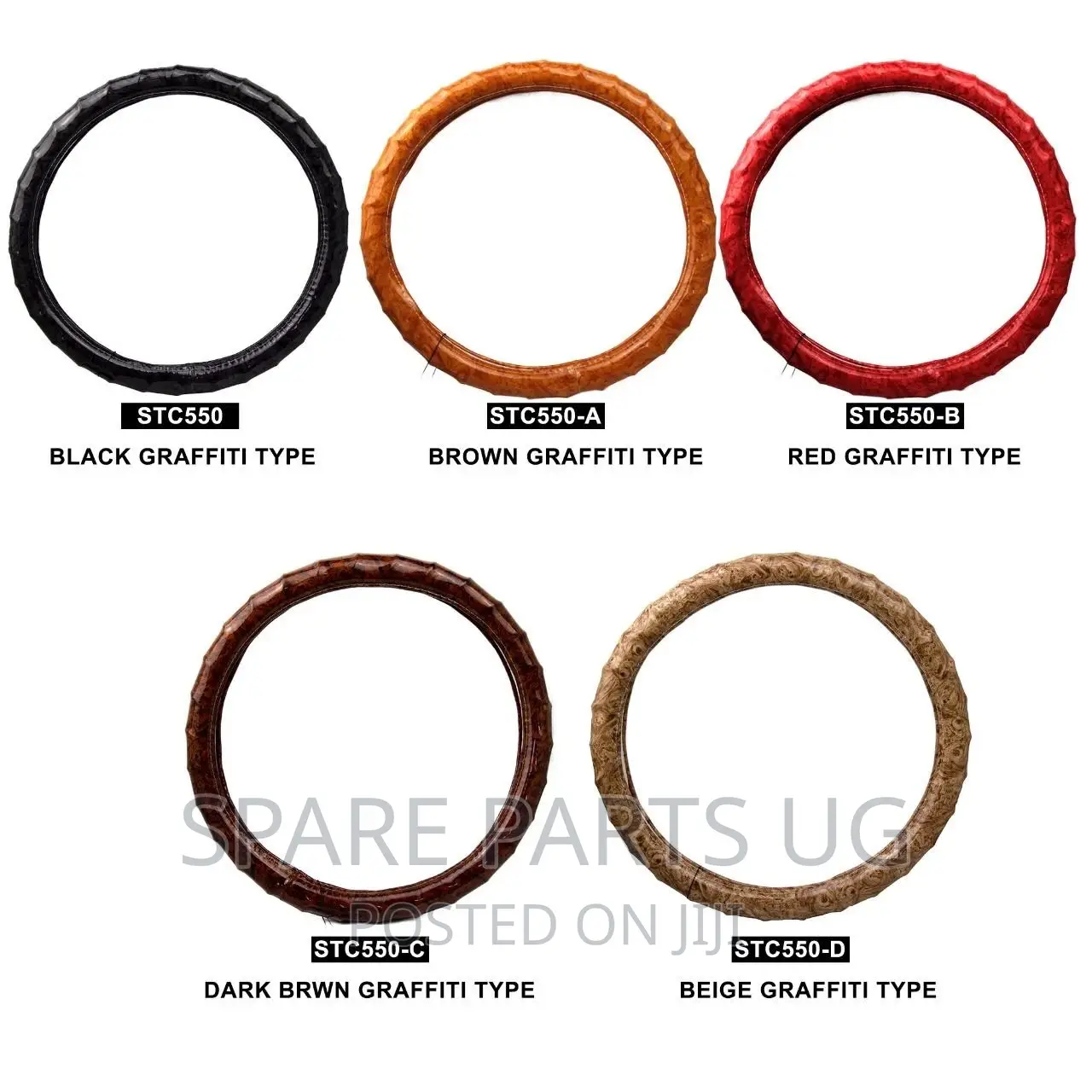 Graffiti Type Steering Wheel Cover