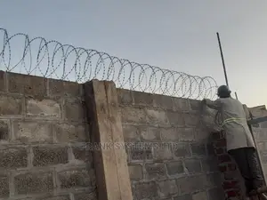 Razor Wire Fencing Installation, Galvanised Stainless