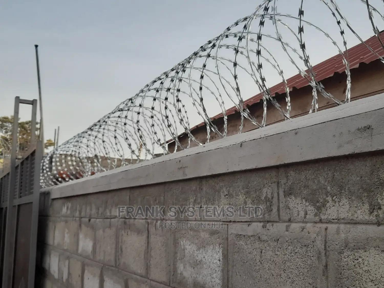 Razor Wire Fencing Installation, Galvanised Stainless