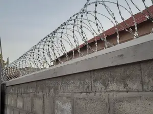 Razor Wire Fencing Installation, Galvanised Stainless