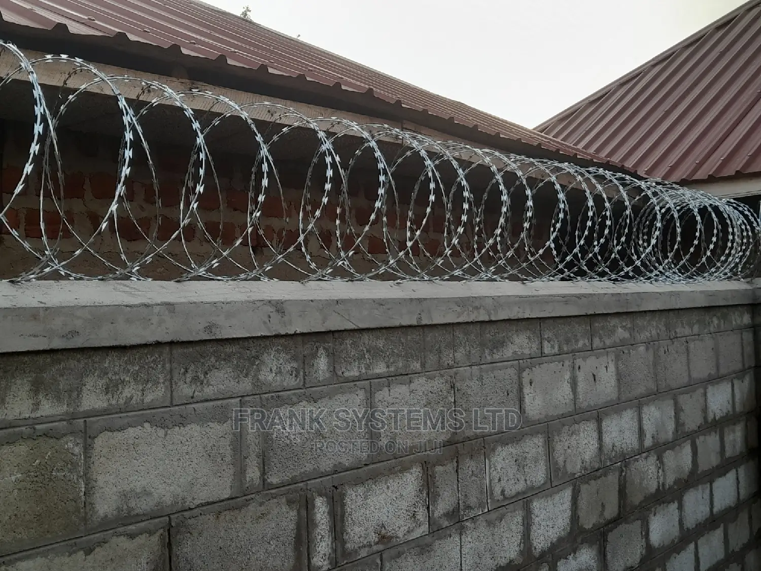 Razor Wire Fencing Installation, Galvanised Stainless
