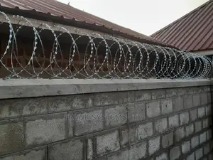 Razor Wire Fencing Installation, Galvanised Stainless