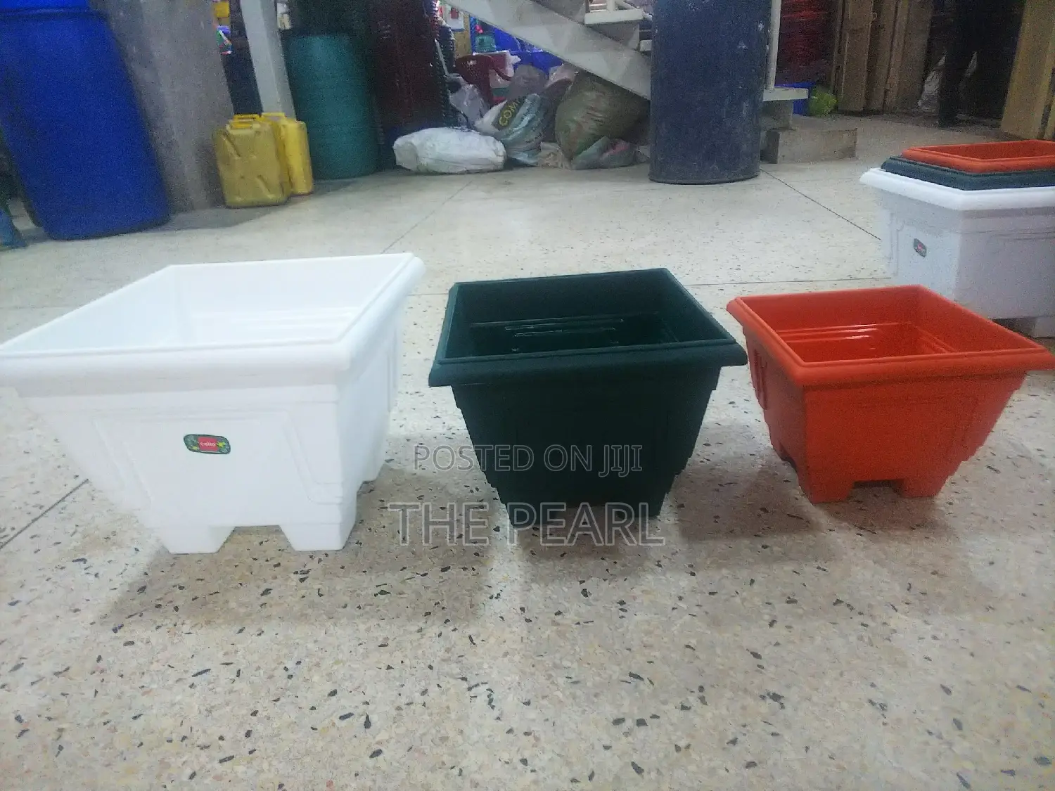 Plastic Squared Flower Pot