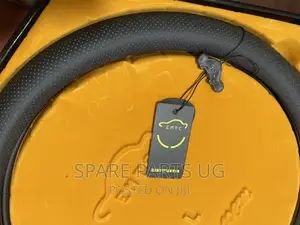 EMTC Leather Steering Cover