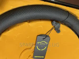 EMTC Leather Steering Cover