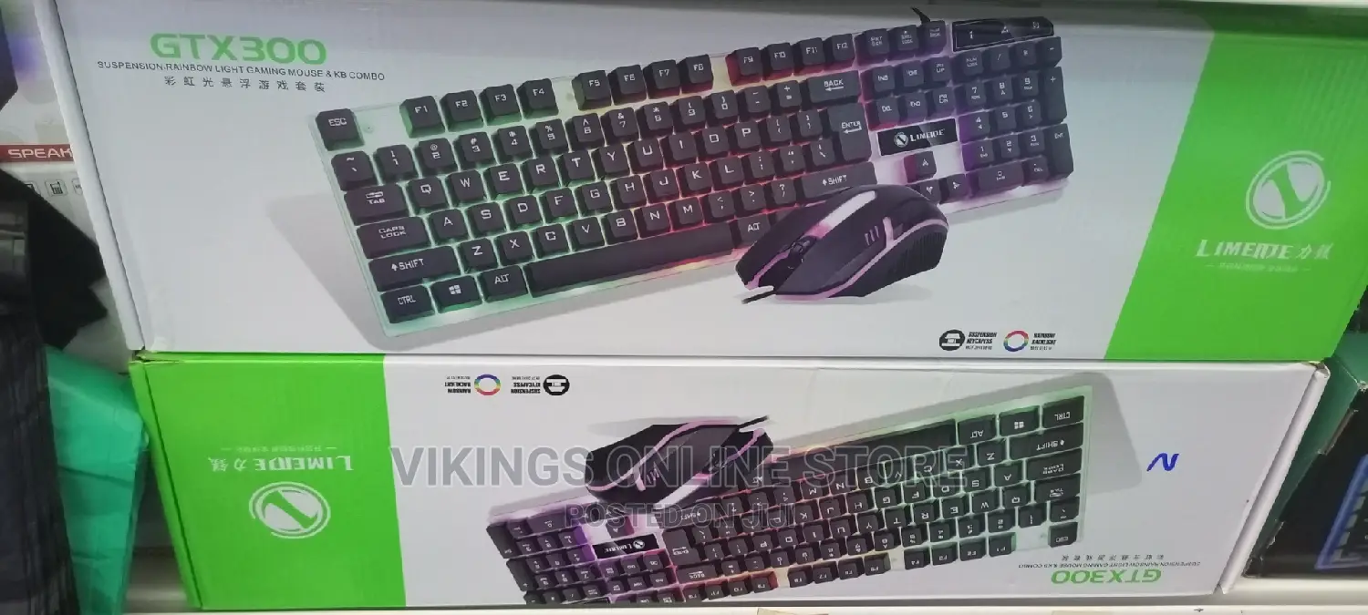 Lighting Colour Gaming Keyboard Mouse