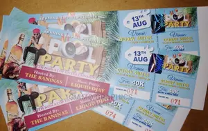 Printing Tickets For Events (Best Quality)