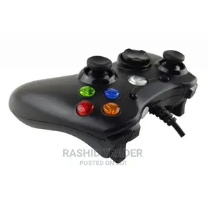 USB Wired Controller Gamepad LED Indicator Double Vibration