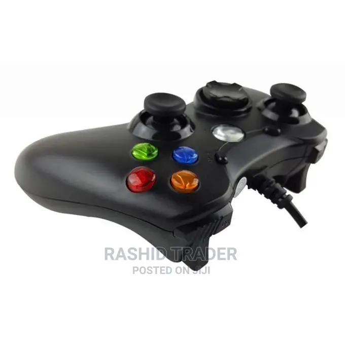 USB Wired Controller Gamepad LED Indicator Double Vibration