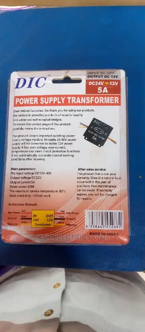 Dic Power 24v-12v( 5A)