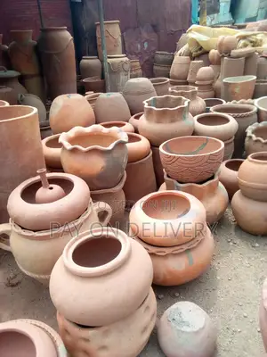 Styled Clay Flower Pots