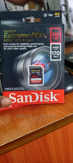 256gb Extreme PRO SD Card 4k