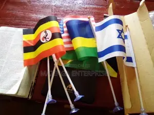 Table and Car Flags With Rubber Sticker