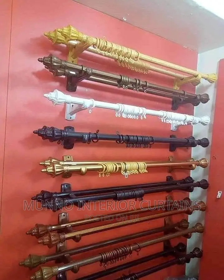 Curtain Rods 30,000 (Plastic) 40,000 (Metallic)