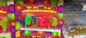 Happy Birthday Cake Topper Candles