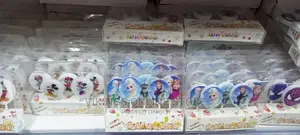Happy Birthday Cake Topper Candles