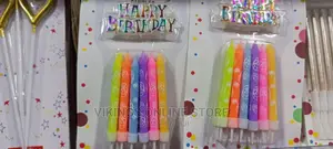 Happy Birthday Cake Topper Candles