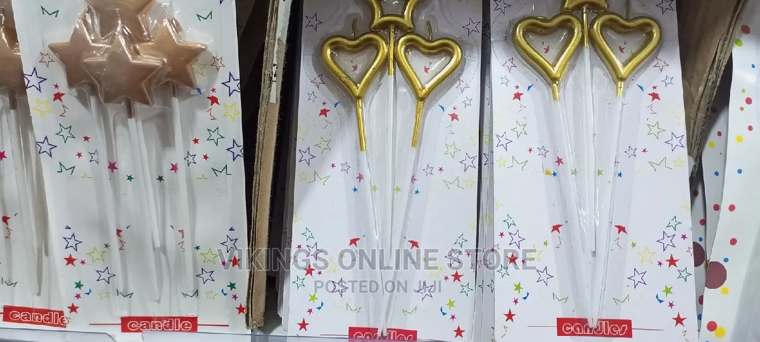 Happy Birthday Cake Topper Candles