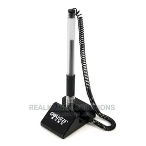 DELI 6791 Black Coil Counter Top Pen 0.5mm