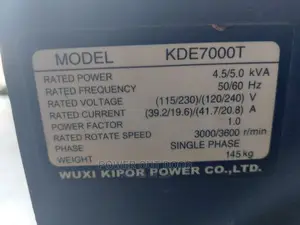 Kipor 6kva Silent DIESEL Generator
