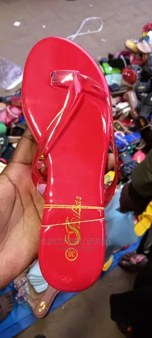 Ladies Sandals / Classy Red Shoes.