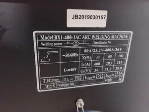 AC Arc Welding Machine /Bx 400 Edon