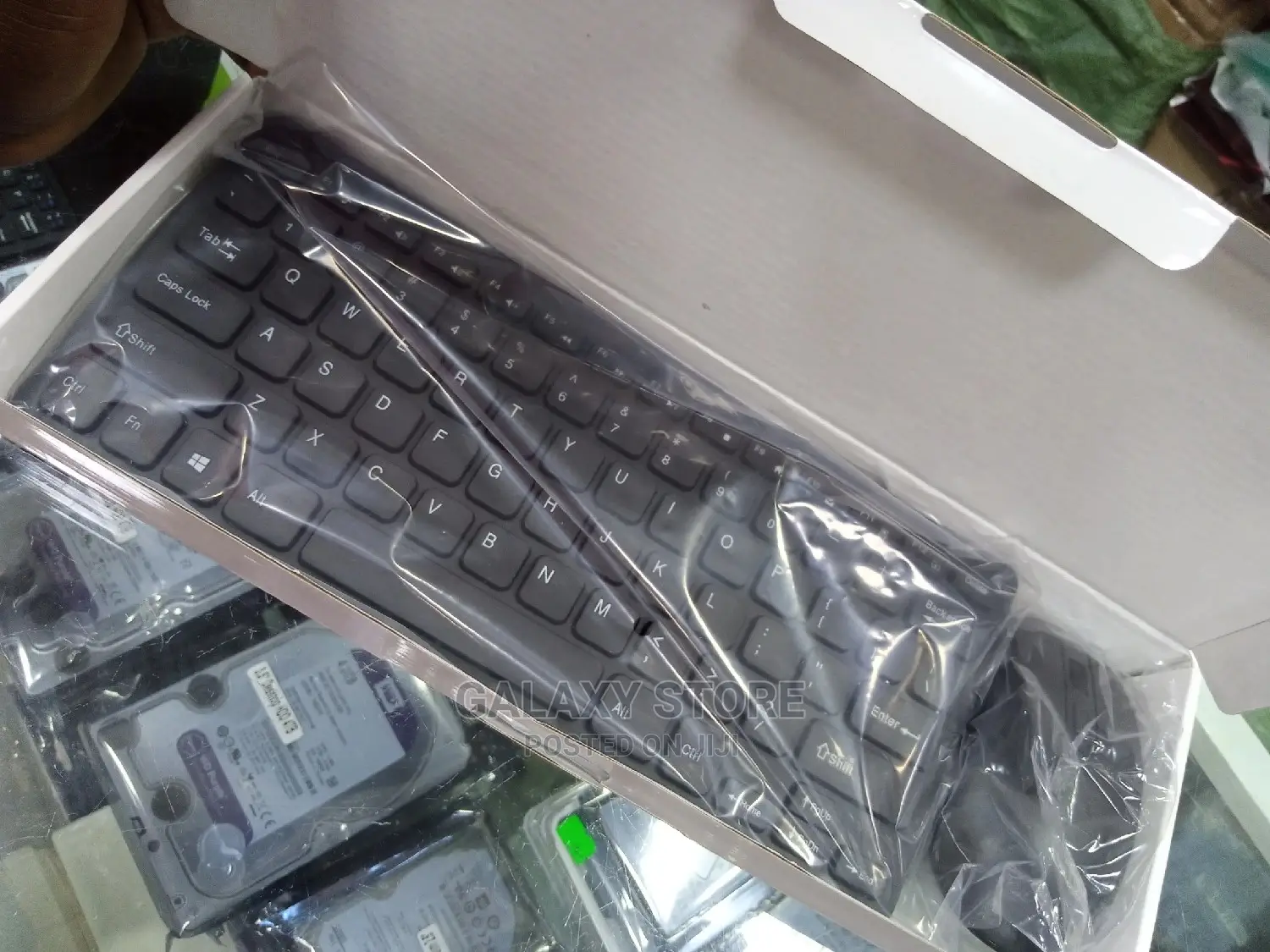 Mini Wireless Keyboard and Mouse Combo for Desktop Laptop and Computer