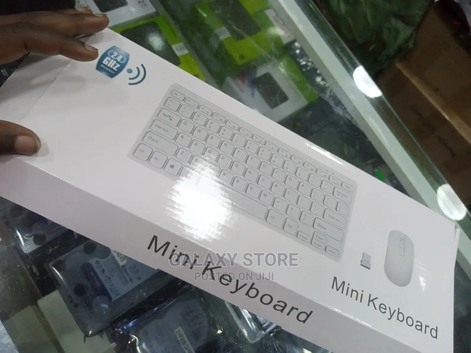 Mini Wireless Keyboard and Mouse Combo for Desktop Laptop and Computer