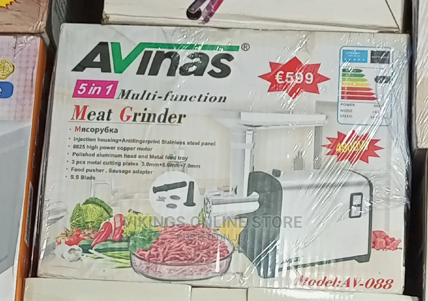 5 in 1 Avinas Multi Functional Sausage Maker Meat Grinder