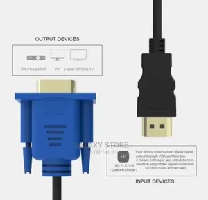 HDMI Cable - VGA - 5m - Black
