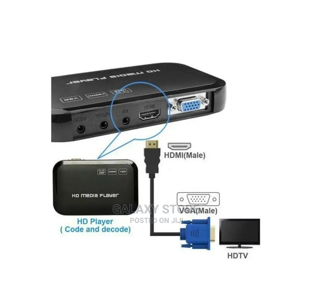 HDMI Cable - VGA - 5m - Black