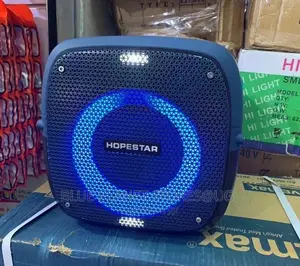 HOPESTAR Partyone Powerful Bass Speaker + 2 Microphon || 80w