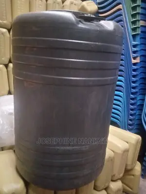 Plastic Water Drum 240 Liters, Black