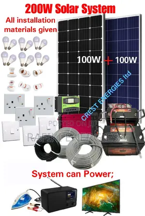 200W Solar System Full Kit (100W + 100W)