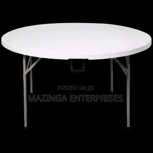 8-12seater Round Restaurant Table(Has Folding Legs)