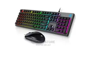Gaming RGB Keyboard and Mouse Combo Wired RGB With Backlight