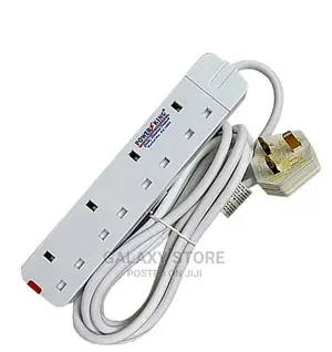 Original 4 Way Extension Cable With 3 Metre Cord Powerking