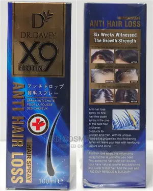 Dr Davey X9 Biotin Anti Hair Loss Spray Hair Strengthener